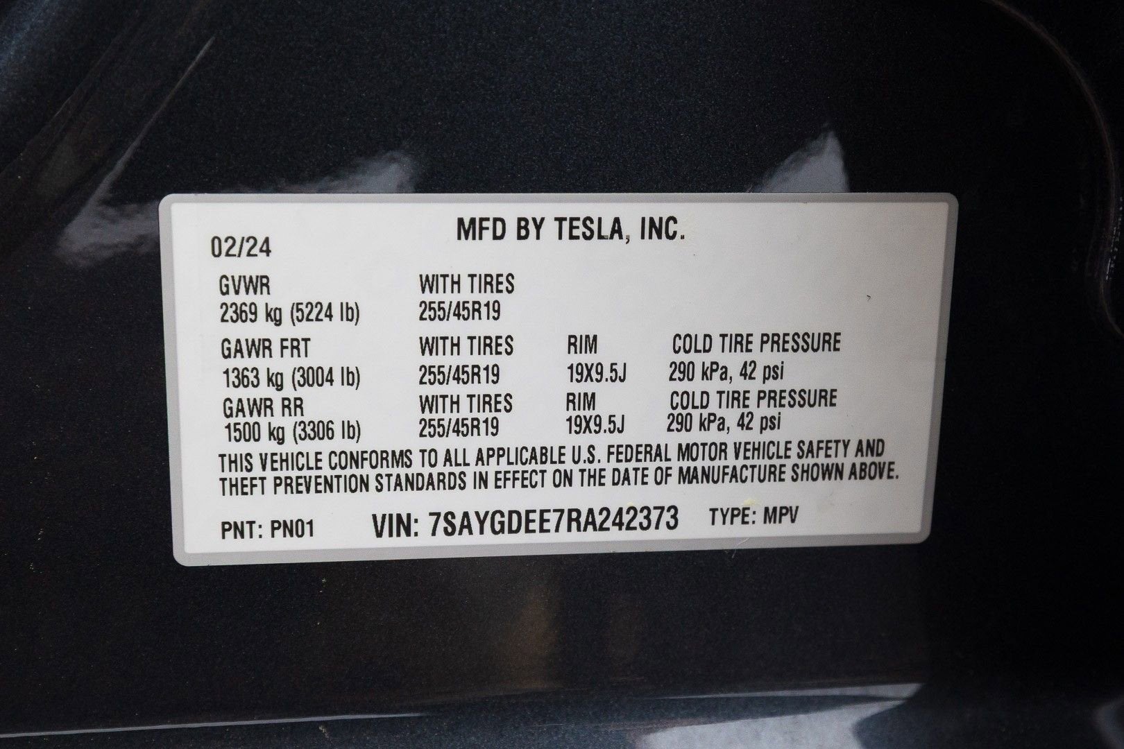 2024 Tesla Model Y Long Range