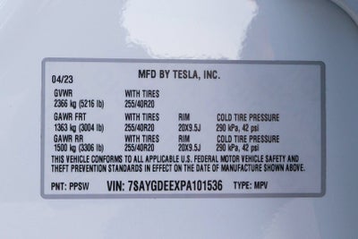 2023 Tesla Model Y Long Range