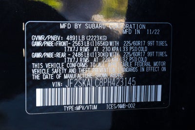 2023 Subaru Forester Wilderness
