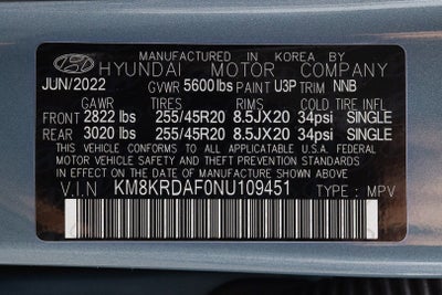 2022 Hyundai IONIQ 5 Limited