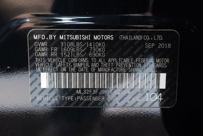 2019 Mitsubishi Mirage G4 ES