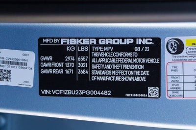 2023 Fisker Ocean One