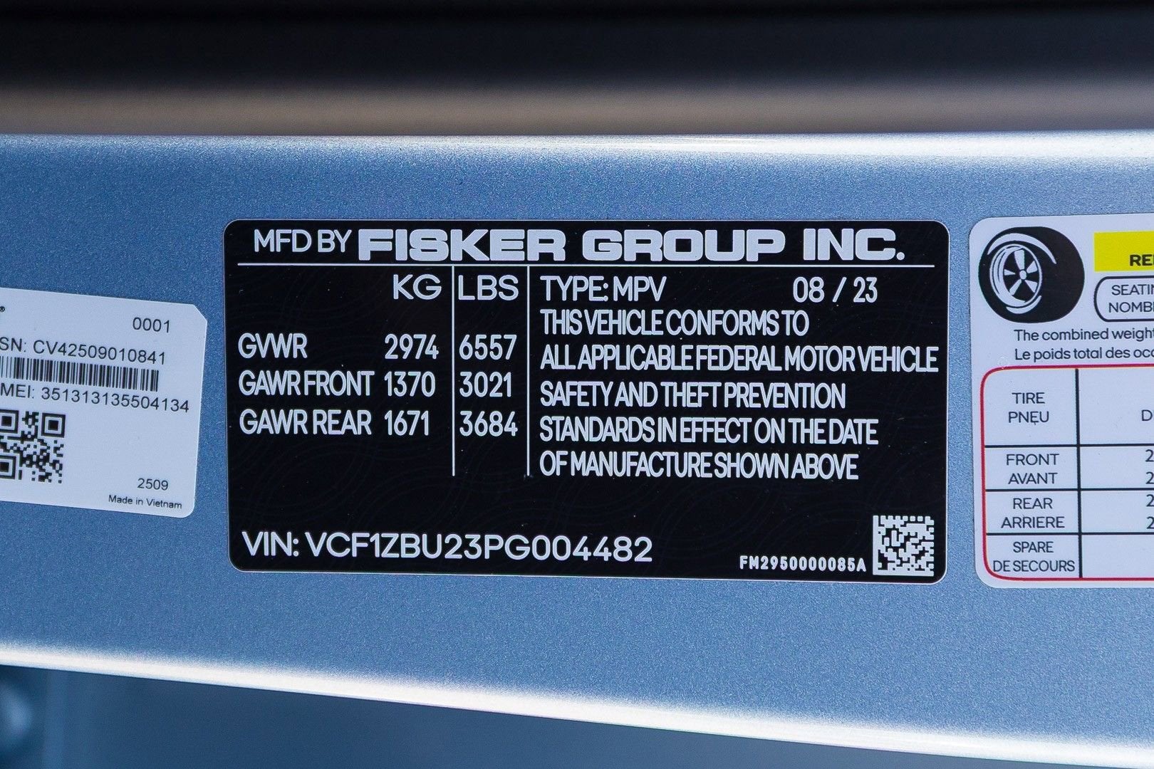 2023 Fisker Ocean One