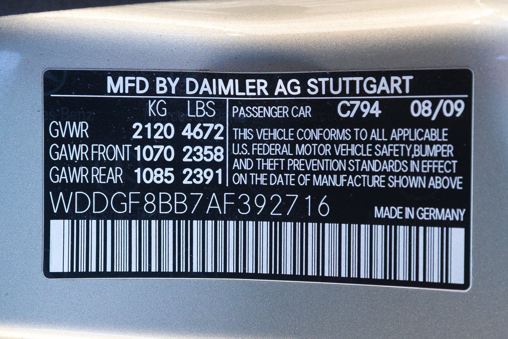2010 Mercedes-Benz C-Class C 300 Sport