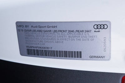 2019 Audi RS 5 Coupe 2DR CPE 2.9 TFSI