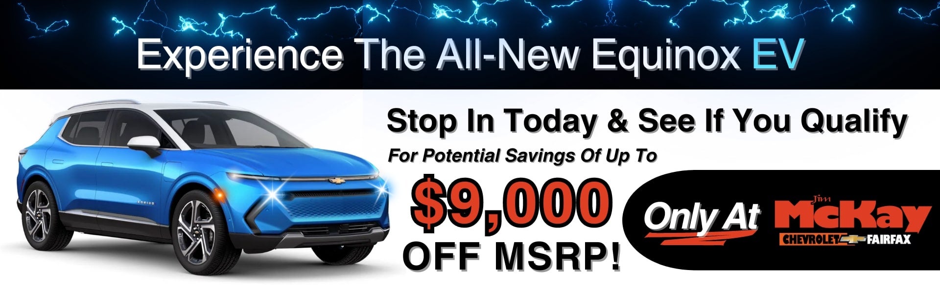 Equinox EV Offer Up to $9,000