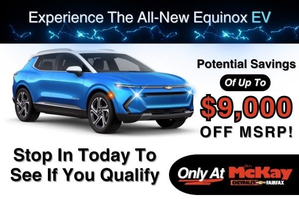 Equinox EV Offer Up to $9,000